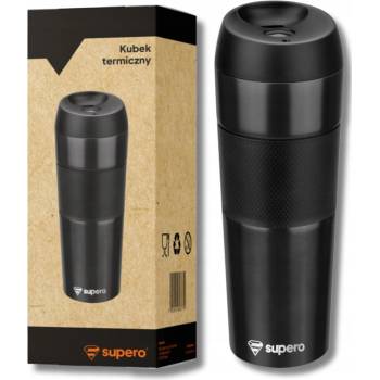 Supero termohrnek 450 ml černý