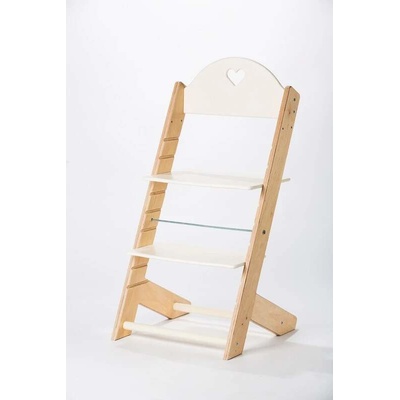 Lucas Wood Style rostoucí židle Mixle přírodní/béžová