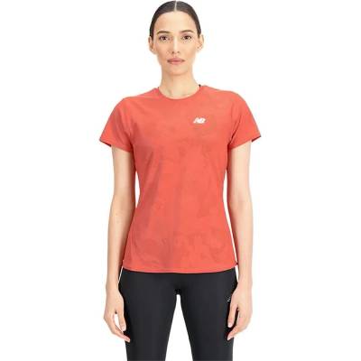 New Balance Тениска New Balance Q Speed Jacquard short sleeve T-shirt - Orange