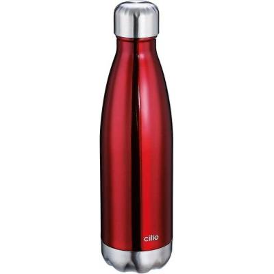 Cilio Elegante Termoláhev 500 ml metalicky červená