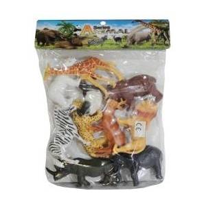Swede Figure Wild Animals Set of 10 Swede Figurines