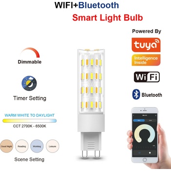 Immax NEO LITE Smart žárovka LED G9 4W CCT, teplá, studená bílá, stmívatelná, WiFi, TUYA