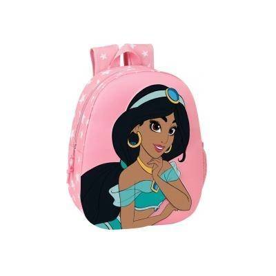 Disney 3D училищна чанта Disney Jasmine Розов