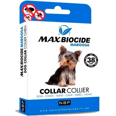 MAX Biocide Противопаразитна каишка за куче MAX Biocide с маргоза - 38см (246294)