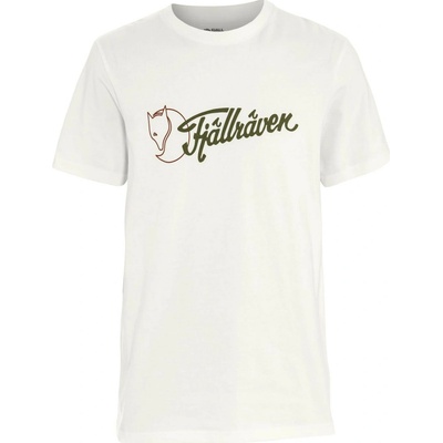 Fjällräven Archive Logo T-Shirt M bílá