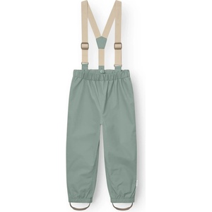 Mini A Ture Детски водоустойчив панталон Mini A Ture Kid's Matwilans Suspender Pants Waterproof trousers - Granite Green - размер 104 (701-4225-0113)