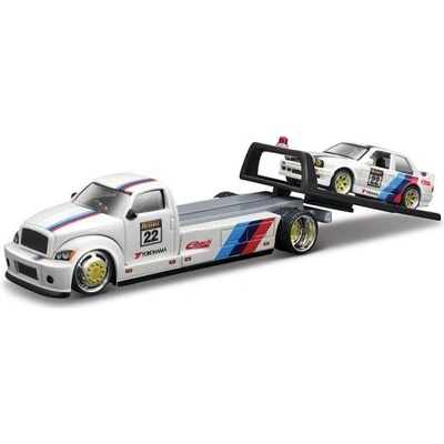 Maisto Maisto Design Elite Transport Faltbed + 1988 BMW M3 1:64