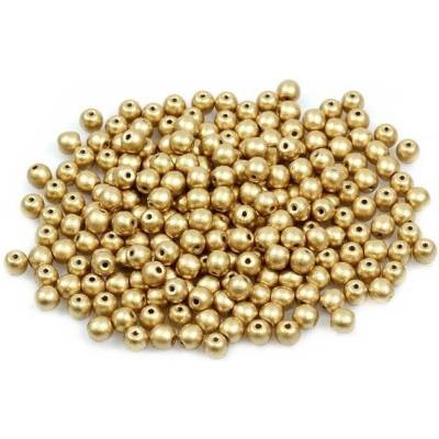 Glass beads, s.r.o. Mačkané kulaté korálky - 4 mm 01710 Balení: 600ks