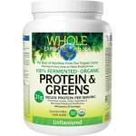 Natural Factors Whole Earth & Sea | 100% Fermented Organic Protein and Greens, Unflavored [640 грама] Неовкусен