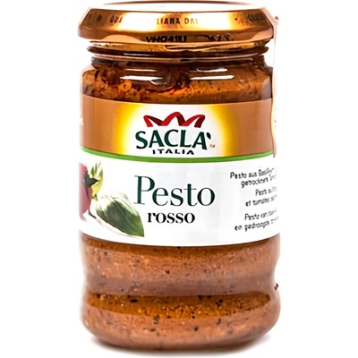 Sacla Pesto rosso červené pesto se sušenými rajčaty 190 g