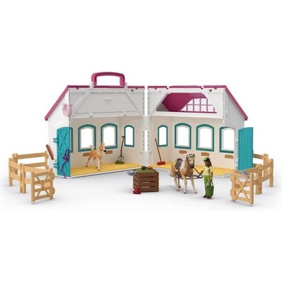 Schleich Отваряща се конюшня „Litte Horseshoe