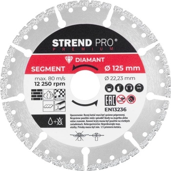 Strend Pro Premium Kotouč diamantový 125 mm ST2232043