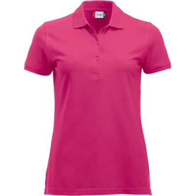 CLIQUE Polokošile Classic Marion S S těžká bavlna krátký rukáv dámská COT678246asw00 bright ceri