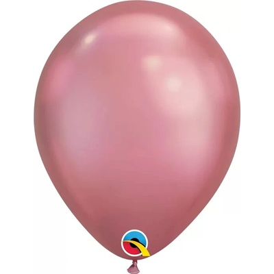 Balónek Qualatex CHROME 11" 28cm růžový v