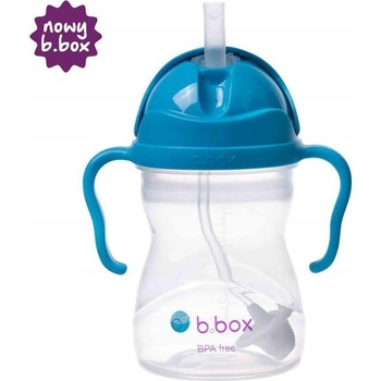 b.box hrneček s brčkem Gelato kobaltově modrý 240 ml