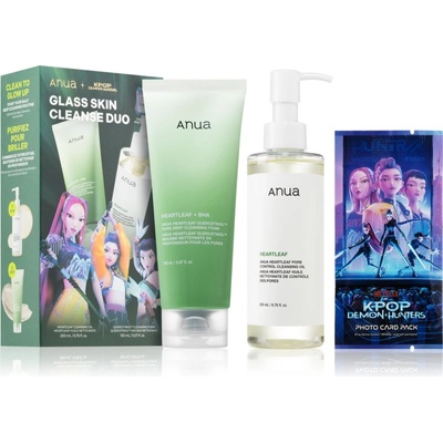 Anua K-Pop Demon Hunters Double Cleansing Duo Set подаръчен комплект за дълбоко почистване