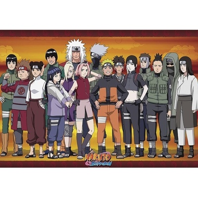 Plagát, Obraz - Naruto Shippuden - Konoha Ninjas, 91.5 × 61 cm