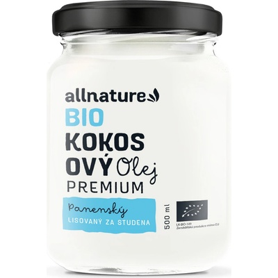 Allnature panenský kokosový olej 500 ml