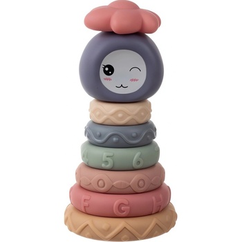 Kruzzel Senzorické mäkké kocky - 8 ks farebné