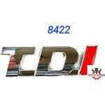  Емблема -8422 - метал -TDI - малка - заLzepvashca ('250651)