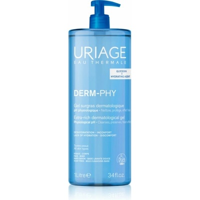 Uriage DERM-PHY Extra Rich Dermatological Gel jemný čisticí gel 1000 ml
