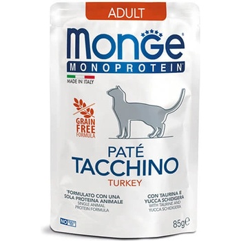 Monge Monoprotein Mono Cat Pate Turkey пастет за котки - 0.085кг