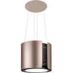 Klarstein Skyfall, островен абсорбатор, Ø 45 см, рециркулация, 402 м³ / ч, LED, неръждаема стомана, златист (CGCH6-Skyfall-Gold) (CGCH6-Skyfall-Gold) - electronic-star