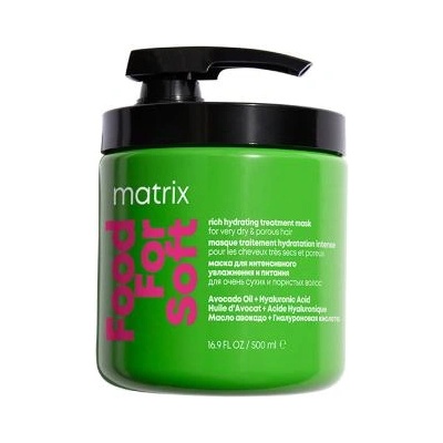 Matrix Food For Soft Rich Hydrating Treatment Mask хидратираща маска за суха коса 500 ml за жени