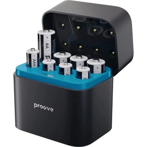 Proove зарядна станция Compact Station с батерии 4xAA и 4xAAA (RBCS00000001)