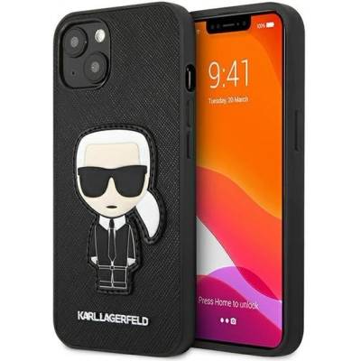 KARL LAGERFELD Калъф Karl Lagerfeld KLHCP13SOKPK, за iPhone 13 mini 5.4", черен (KF000787-0)