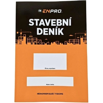 EURO NÁŘADÍ s.r.o. Stavební deník A4, samokopírovací, ENPRO – Hledejceny.cz