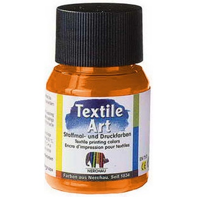 Farba na svetlý textil 59 ml oranžová