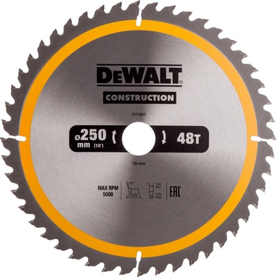 DeWalt DT1957 Pilový kotouč 250x30 mm 48 zubů