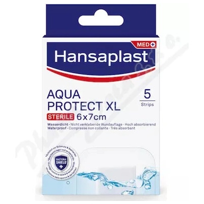 Hansaplast Aqua Protect sterilná náplasť XL 5 ks