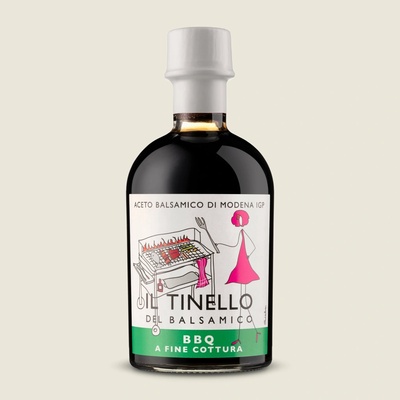 Il Borgo Balsamico Il Tinello BBQ verde balzamikový ocet na grilování se zelenou etiketou 250ml