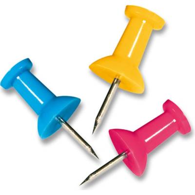 Maped - upínáčky - 25 ks, krabička, barevné