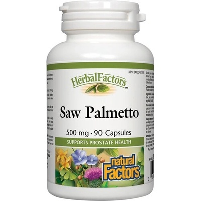 Natural Factors Saw Palmetto/ Сао Палмето 500 mg х 90 капсули Natural Factors (4253 NF)