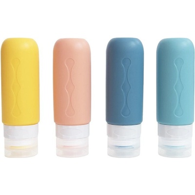 Kufreplus Cestovné silikónové fľaštičky 90 ml XND14 4 ks