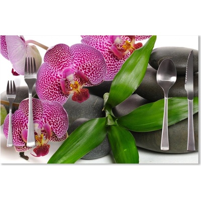Sablio Prestieranie Orchideae a kamene 40x30cm