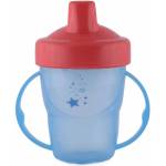 Lorelli Преходна чаша с дръжки и твърд накрайник Lorelli Baby Care - 210 ml, Синя (10230550001) - ozone