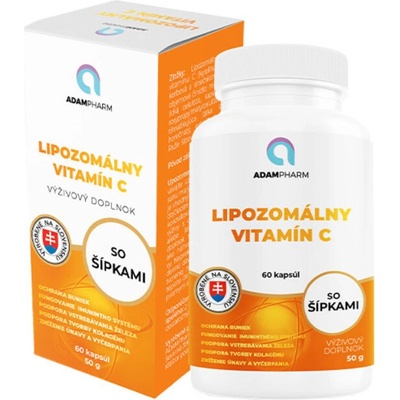 ADAMPharm Lipozomálny vitamín C + šípky 60 kapsúl