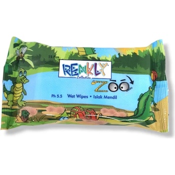 Renkli мокри кърпи, Джобни, 15 броя