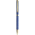 FILOFAX Химикалка, 1, 0 мм, златен клипс, син корпус, FILOFAX "Indigo", черна FX-132766 (FX-132766)
