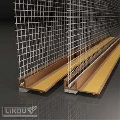 LIKOV LS-VHL 06 lišta okenní začišť. 6mm s krycí lam. a s tk.100mm délka 2,4m hnědá