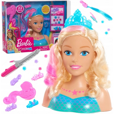 Barbie Dreamtopia česací hlava 27 cm