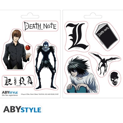 Death Note stickers 16 x 11 cm 2 sheets Death Note Icons ABYDCO883
