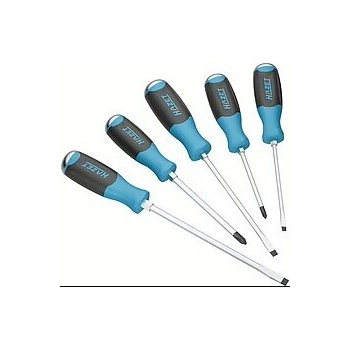 HAZET Комплект ударни отвертки - 5 броя (0.8 x 4.5, 1.2 x 7, PH1, PH2), HAZET 811S/5