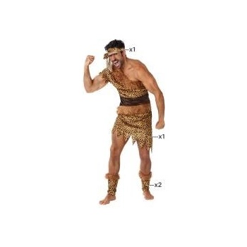 BigBuy Carnival Костюм Пещерен човек Размер xs/s