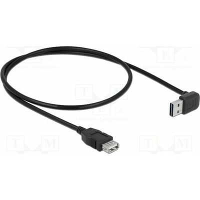 Delock 85185 USB 2.0 zlacený 0,5m černý