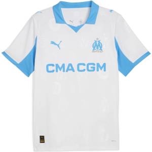 PUMA Футболна фланелка Puma Olympique Marseille Home Shirt 2025 2026 Adults - White/Blue